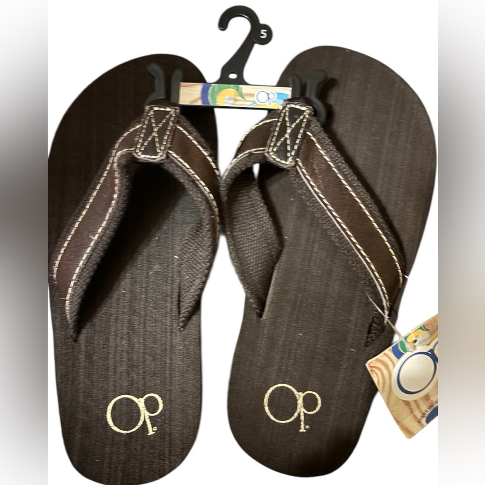 OP Dark Brown Sandals